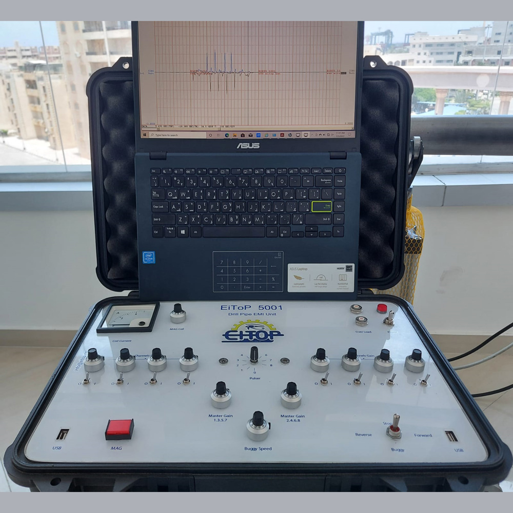 horus 5001 eitop emi drill pipe ndt inspection tubular horus 5002 octg asnt tc 1a training certification drilling refacing bha coil buggy electromagnetic inspection horus 5001 horus 5003 emi ii