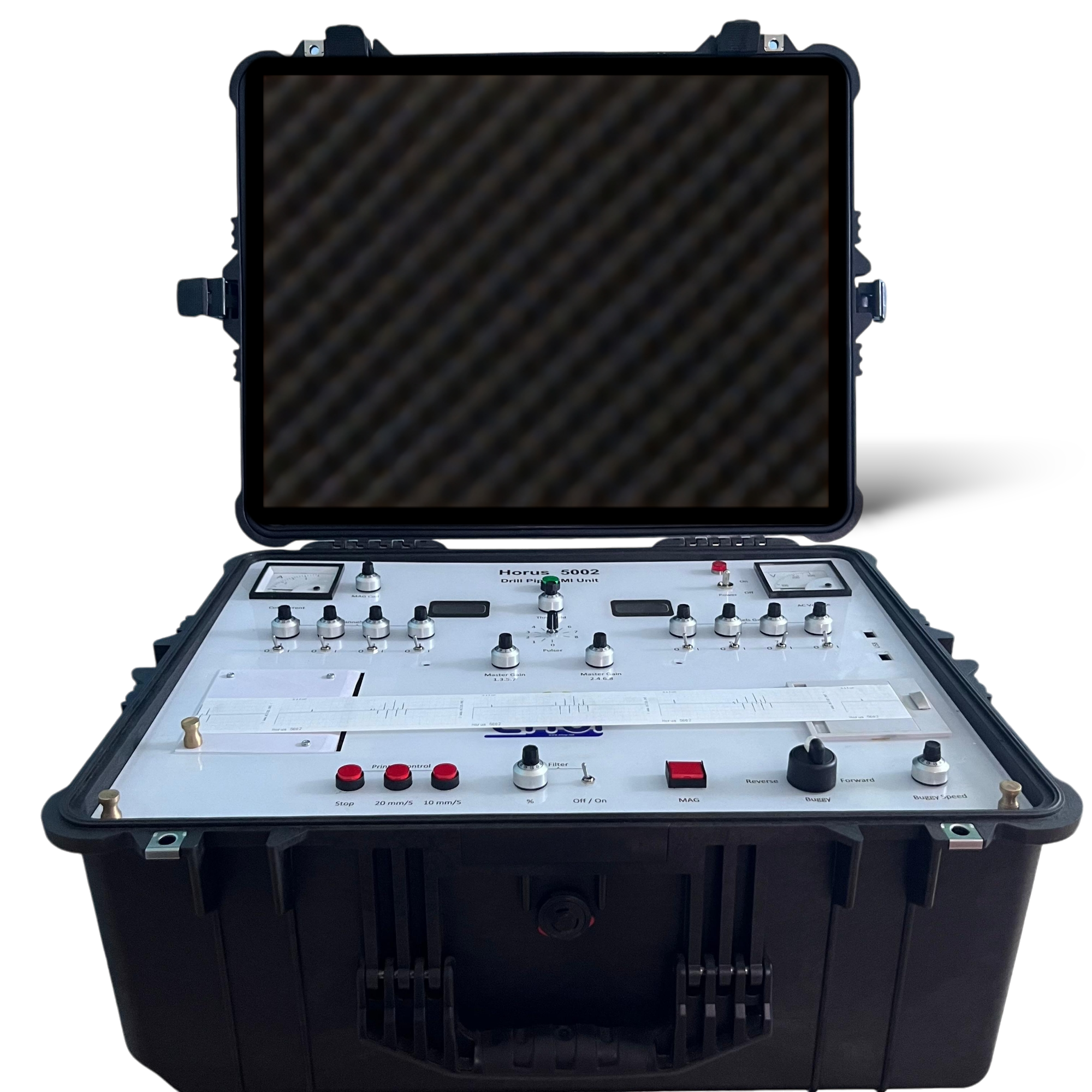 eitop emi drill pipe ndt inspection tubular horus 5002 octg training drilling refacing bha coil buggy electromagnetic inspection horus 5001 horus 5003 emi ii shooting coil od gauge1